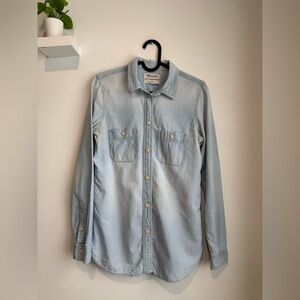 Madewell Light Blue Denim Shirt